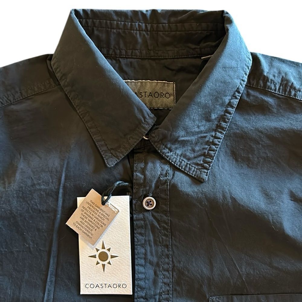 NEW Coastaoro Mens Black Shirt